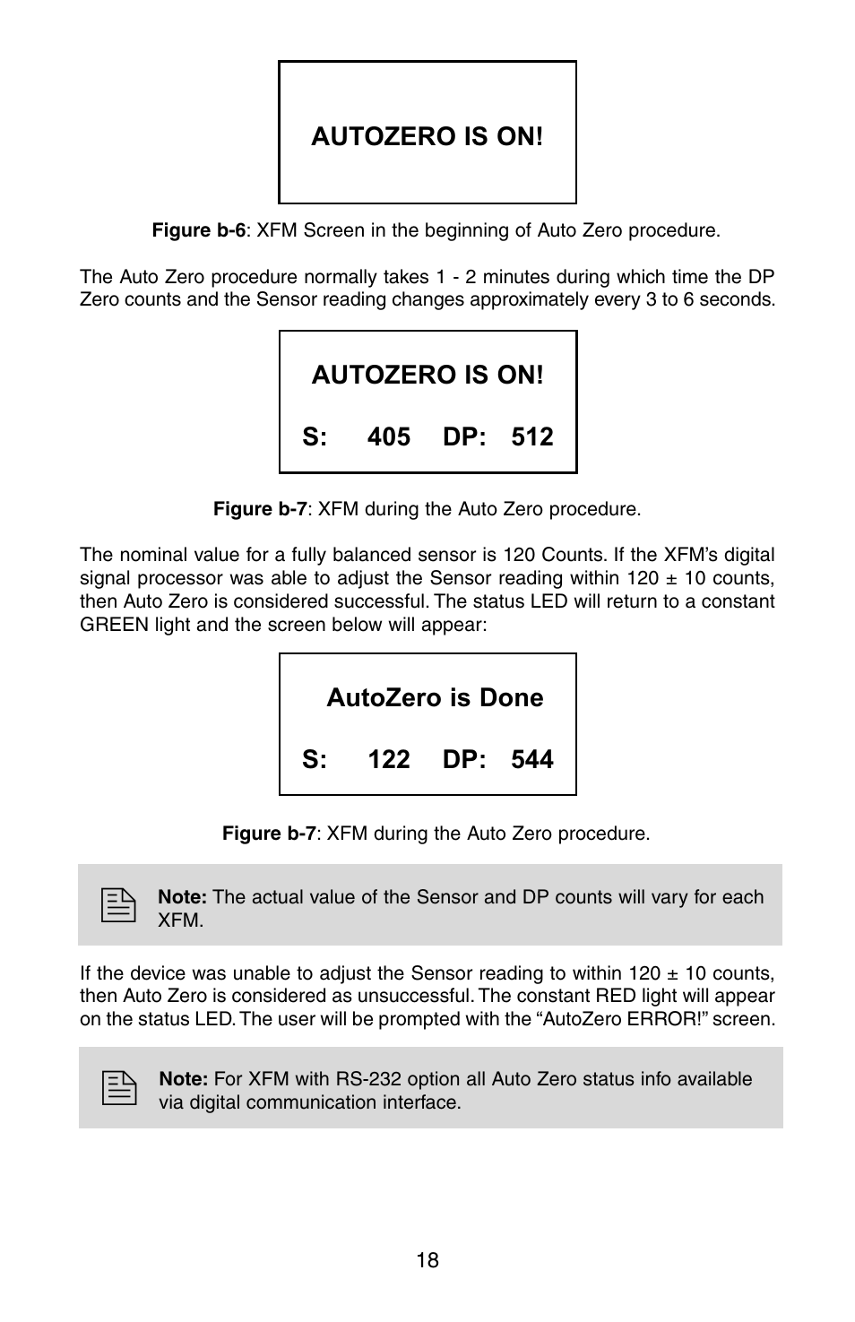 Autozero is on | Aalborg XFM Digital User Manual | Page 21 / 56
