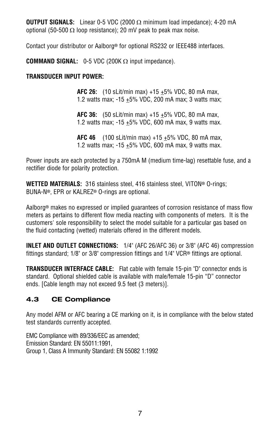 Aalborg AFC User Manual | Page 10 / 36