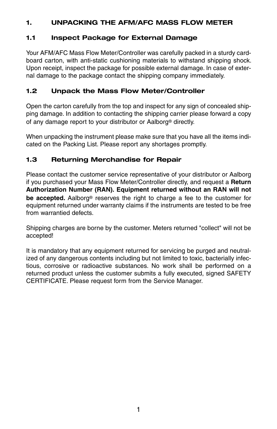 Aalborg AFC User Manual | Page 4 / 36