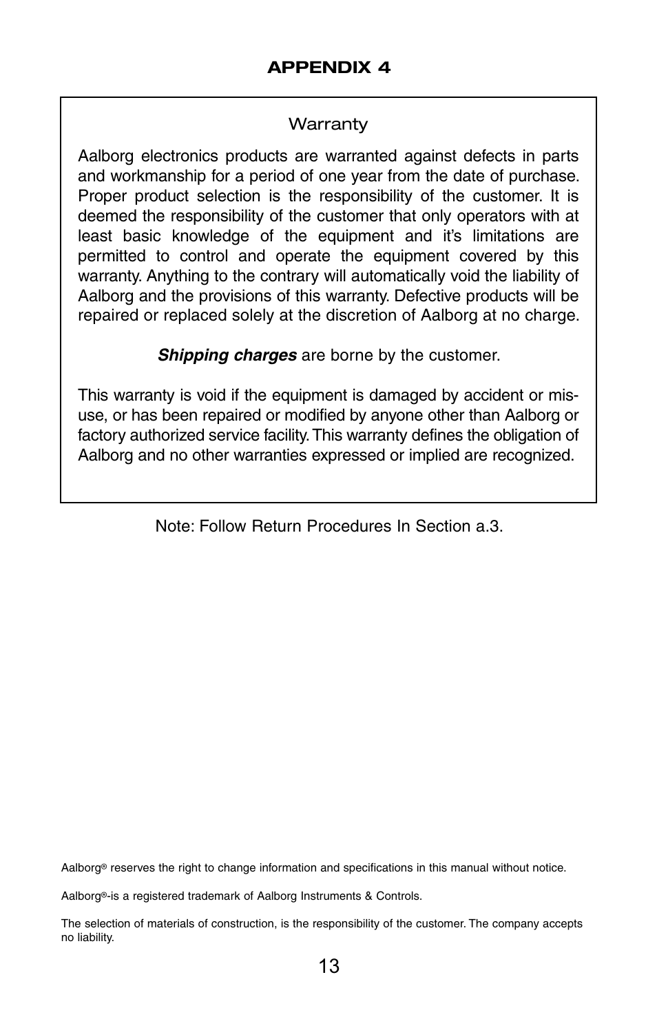 Aalborg I/O-485 User Manual | Page 16 / 16