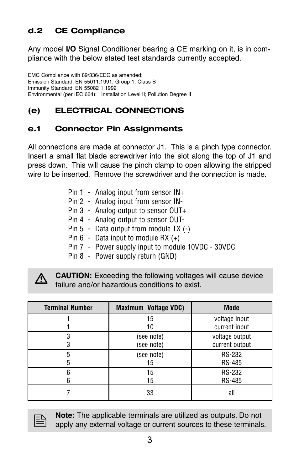 Aalborg I/O-485 User Manual | Page 6 / 16