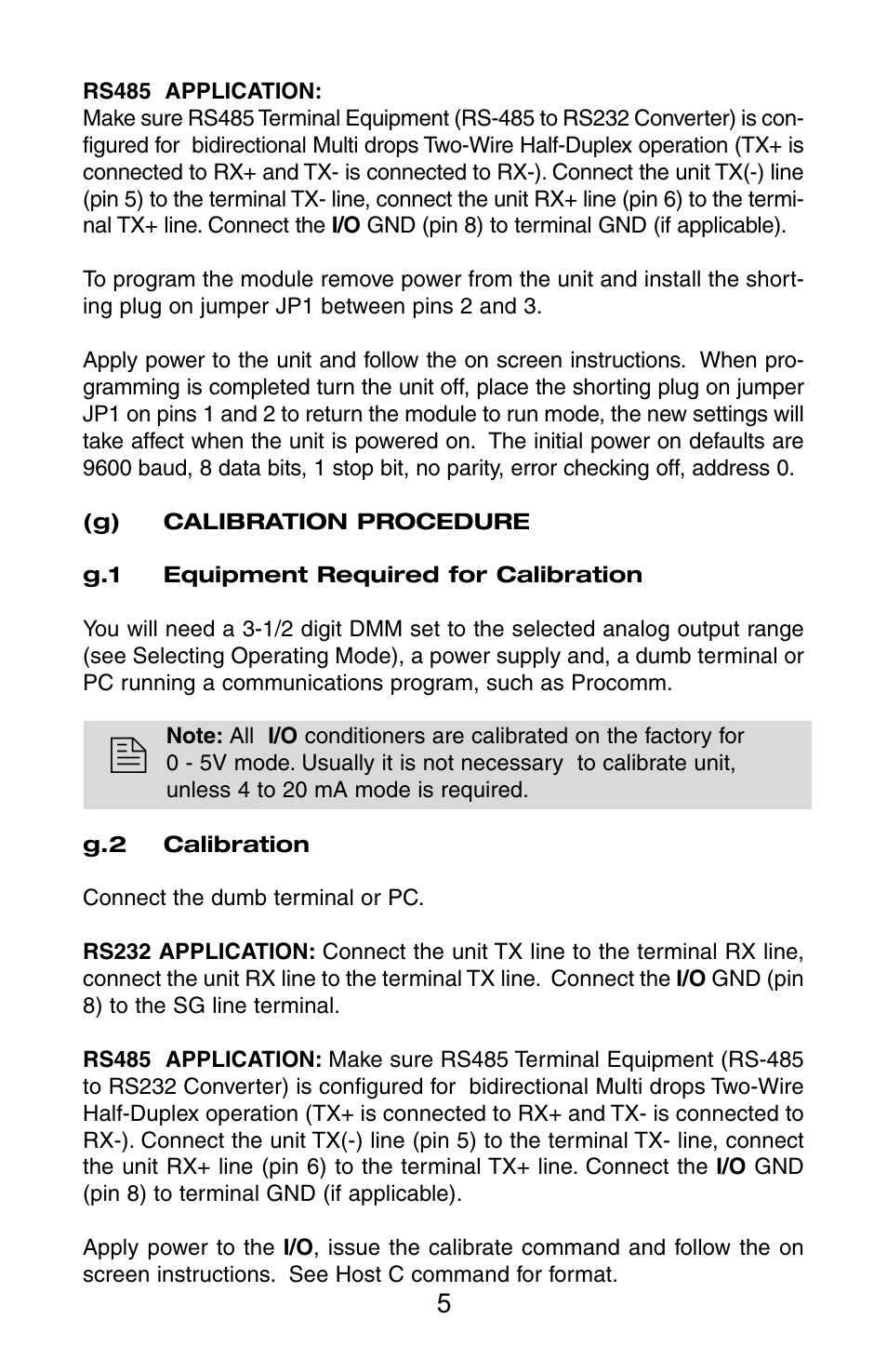 Aalborg I/O-485 User Manual | Page 8 / 16