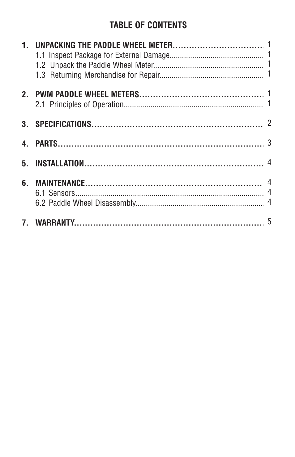 Aalborg PWM Paddle User Manual | Page 3 / 8