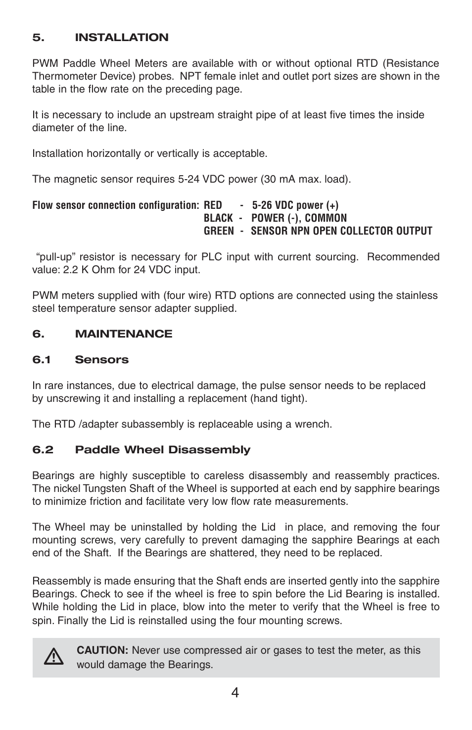 Aalborg PWM Paddle User Manual | Page 7 / 8