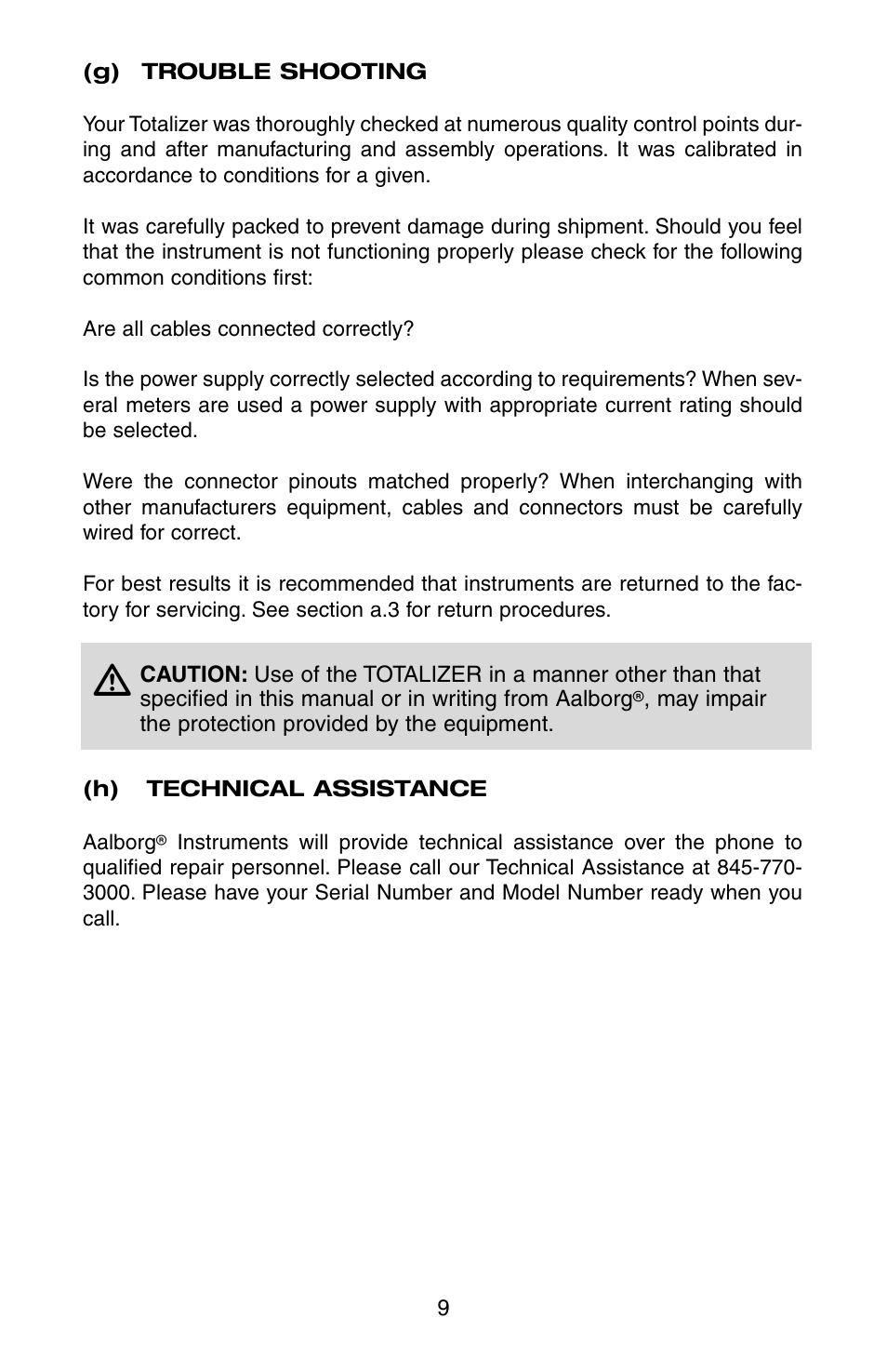 Aalborg Totalizer User Manual | Page 12 / 16