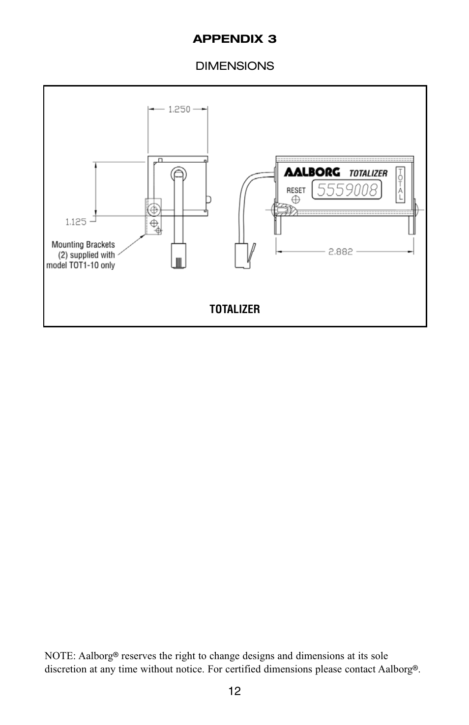 Aalborg Totalizer User Manual | Page 15 / 16