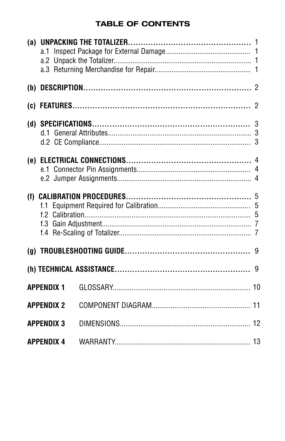 Aalborg Totalizer User Manual | Page 3 / 16