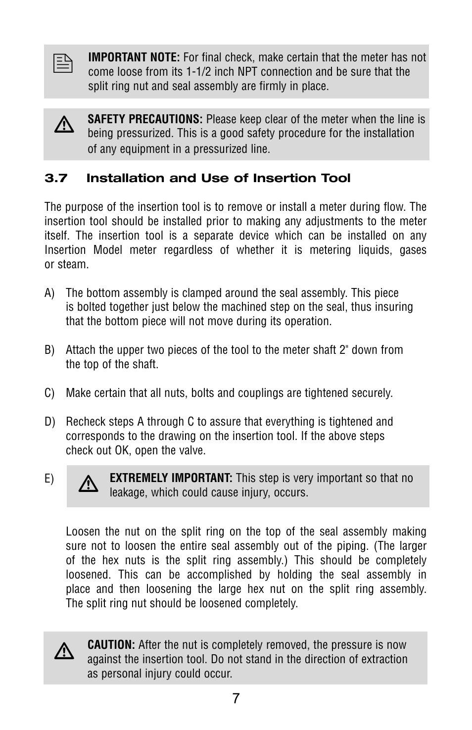 Aalborg Vortex Insertion User Manual | Page 12 / 123