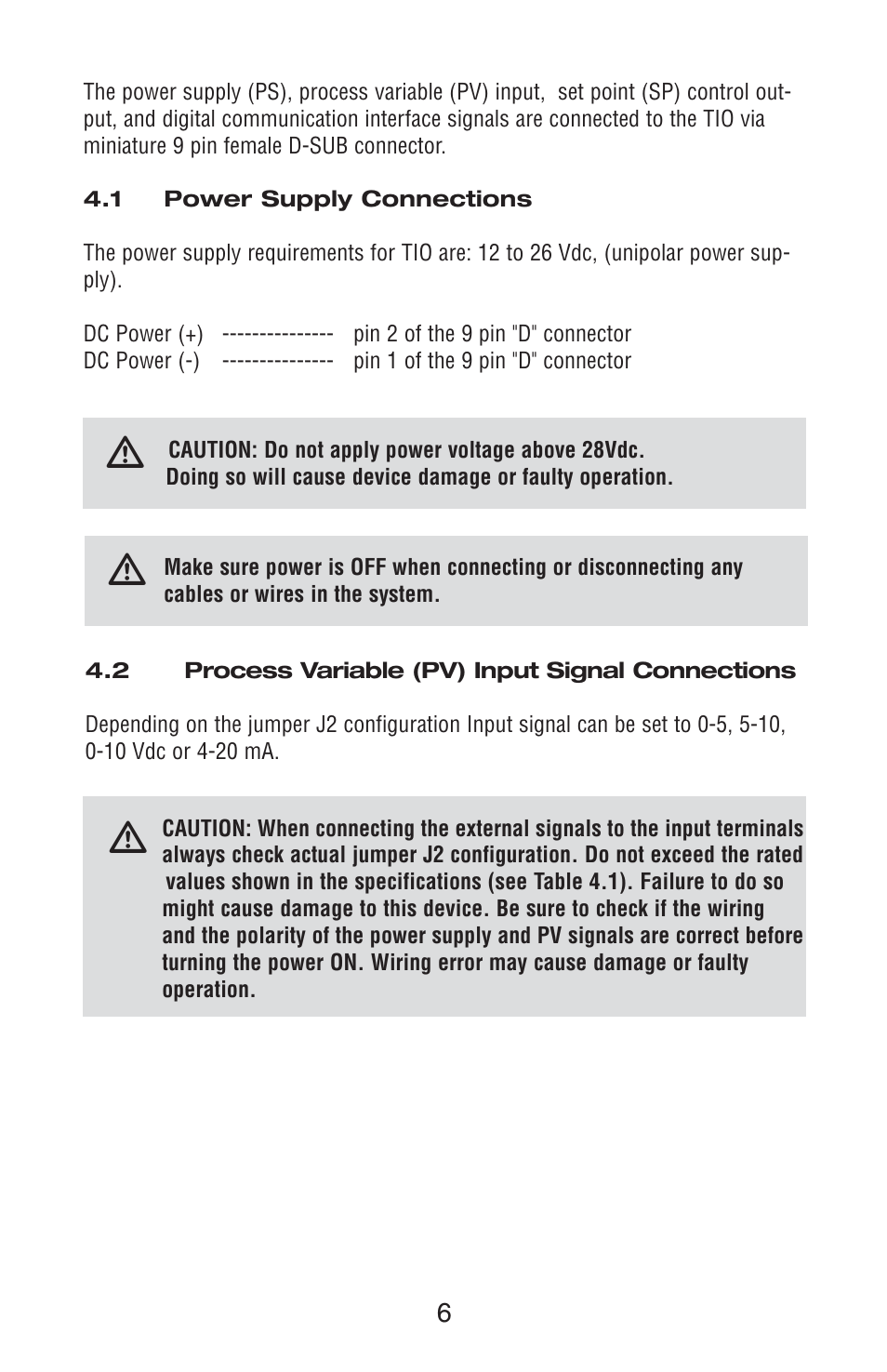 Aalborg TIO Totalizer I/O Flow Monitor/Controller User Manual | Page 10 / 98