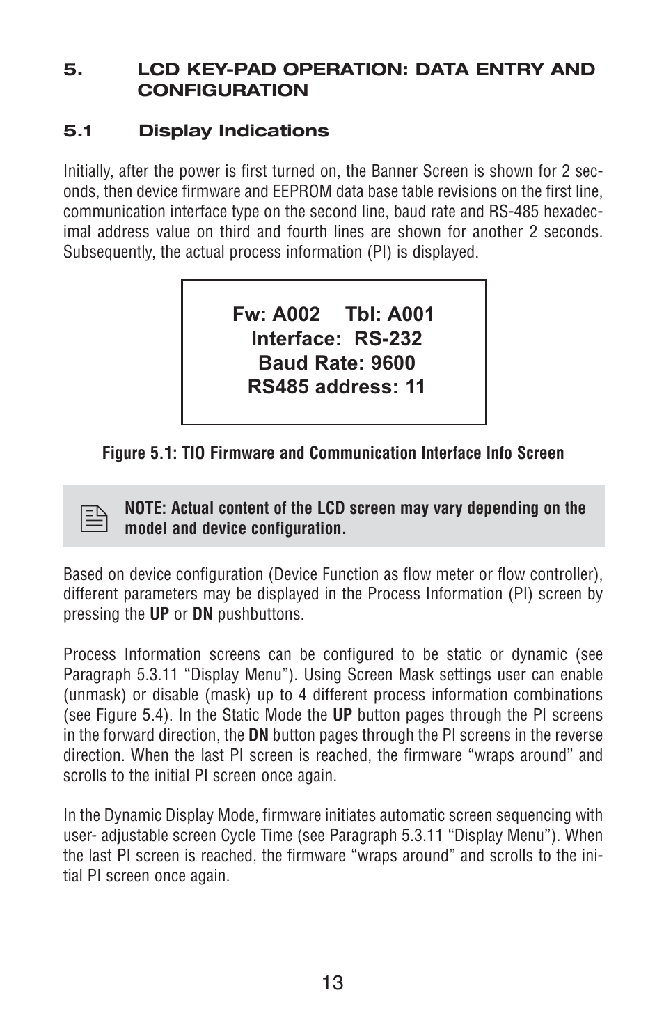 Aalborg TIO Totalizer I/O Flow Monitor/Controller User Manual | Page 17 / 98