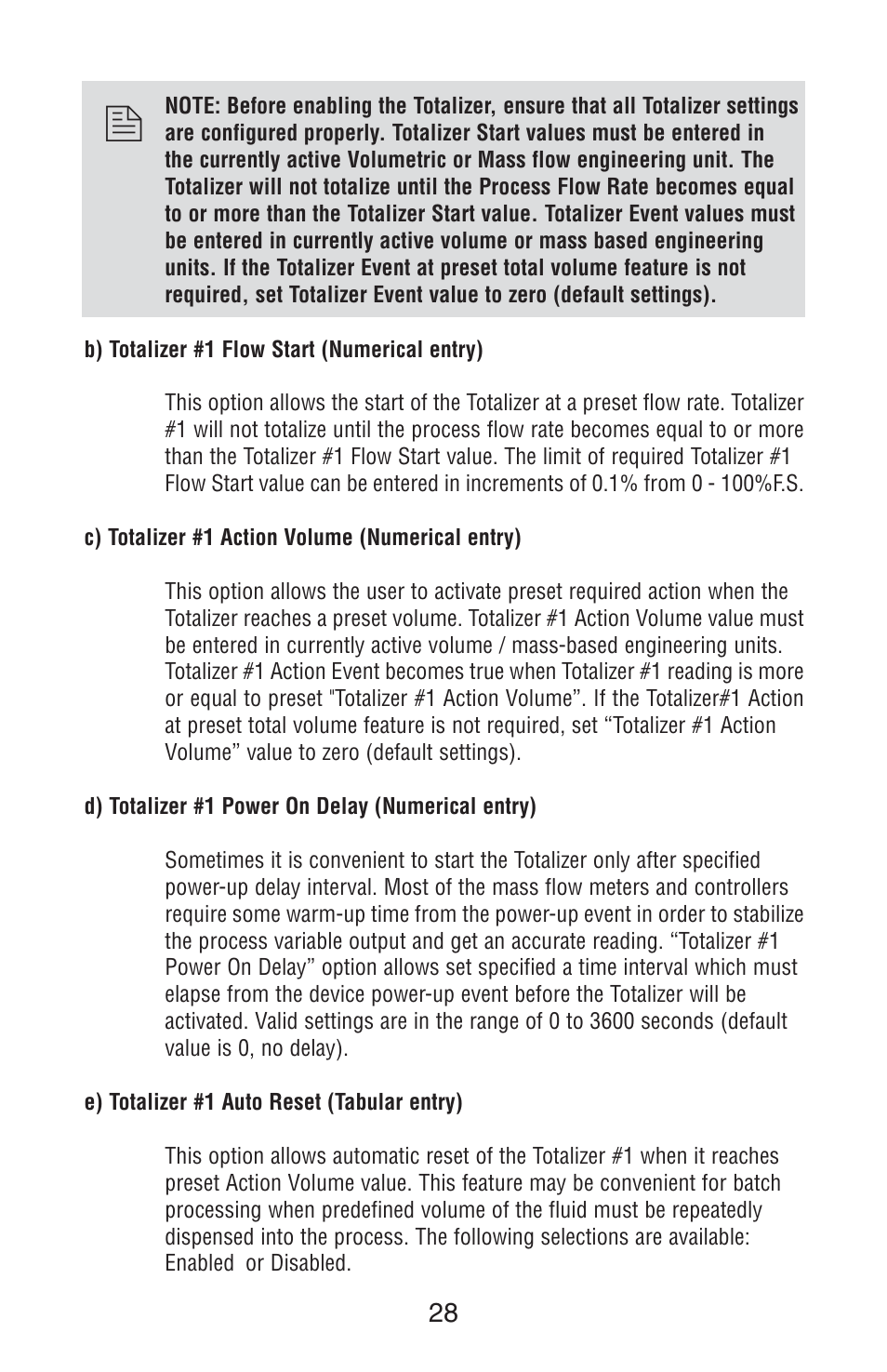 Aalborg TIO Totalizer I/O Flow Monitor/Controller User Manual | Page 32 / 98