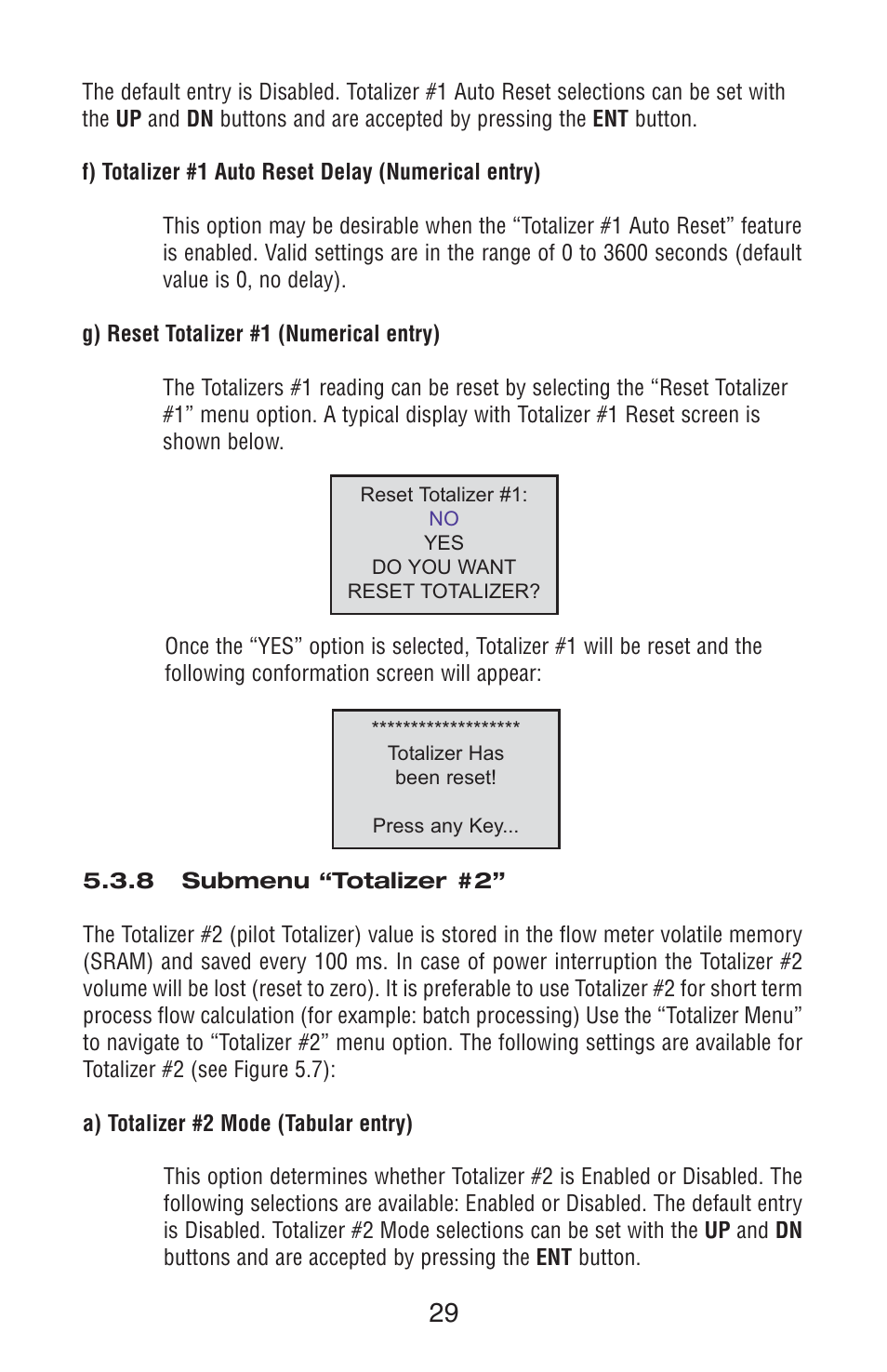Aalborg TIO Totalizer I/O Flow Monitor/Controller User Manual | Page 33 / 98