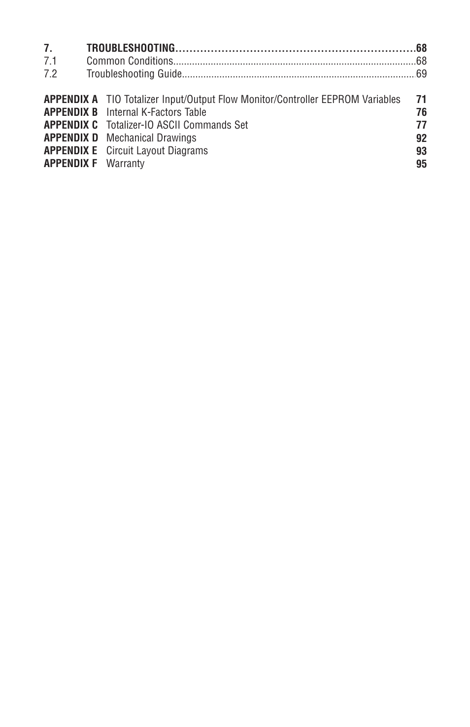 Aalborg TIO Totalizer I/O Flow Monitor/Controller User Manual | Page 4 / 98