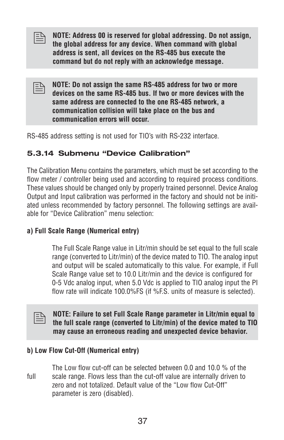 Aalborg TIO Totalizer I/O Flow Monitor/Controller User Manual | Page 41 / 98