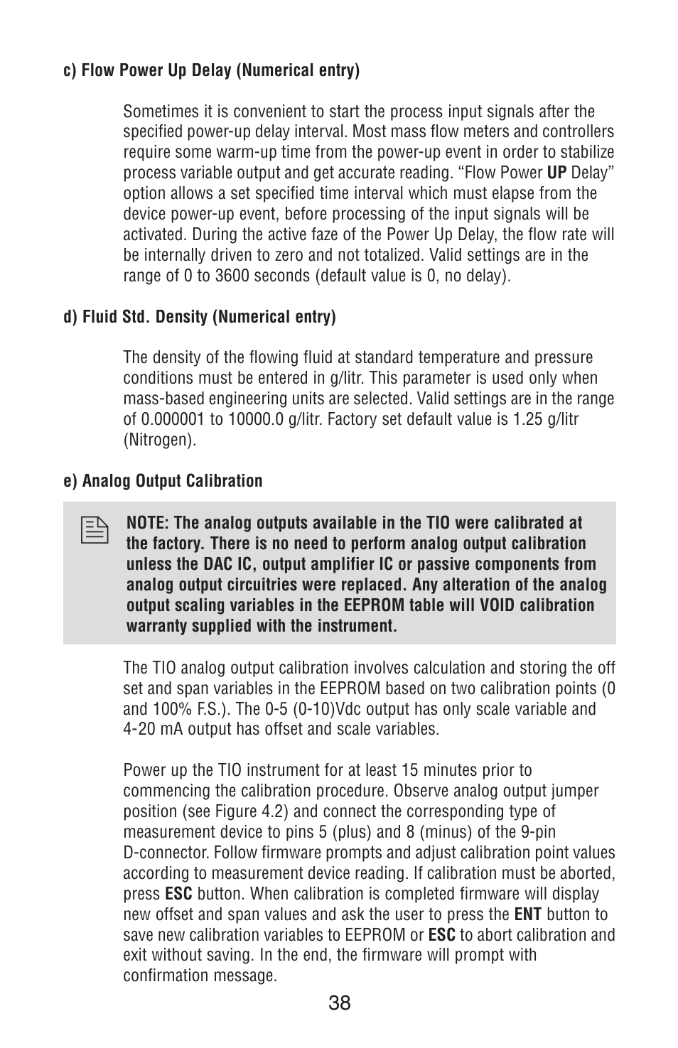 Aalborg TIO Totalizer I/O Flow Monitor/Controller User Manual | Page 42 / 98