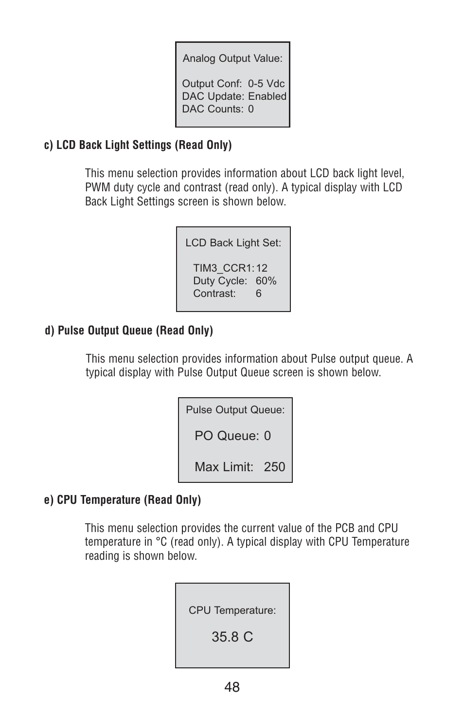 Aalborg TIO Totalizer I/O Flow Monitor/Controller User Manual | Page 52 / 98