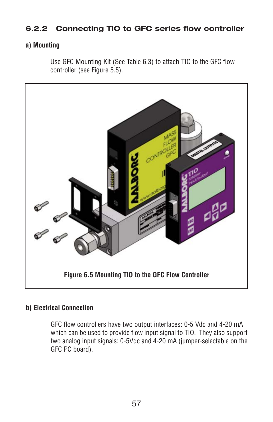 Aalborg TIO Totalizer I/O Flow Monitor/Controller User Manual | Page 60 / 98