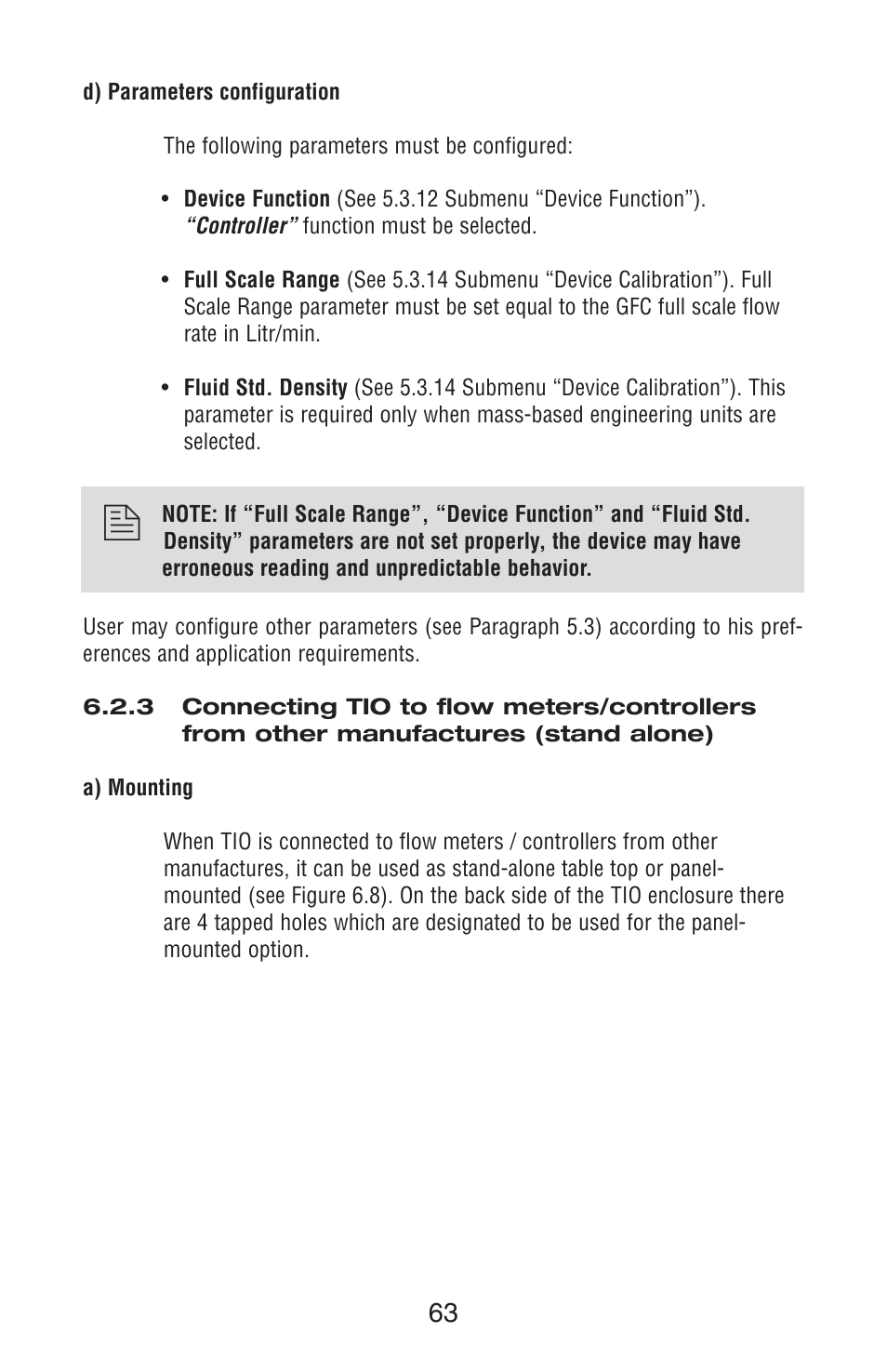 Aalborg TIO Totalizer I/O Flow Monitor/Controller User Manual | Page 66 / 98