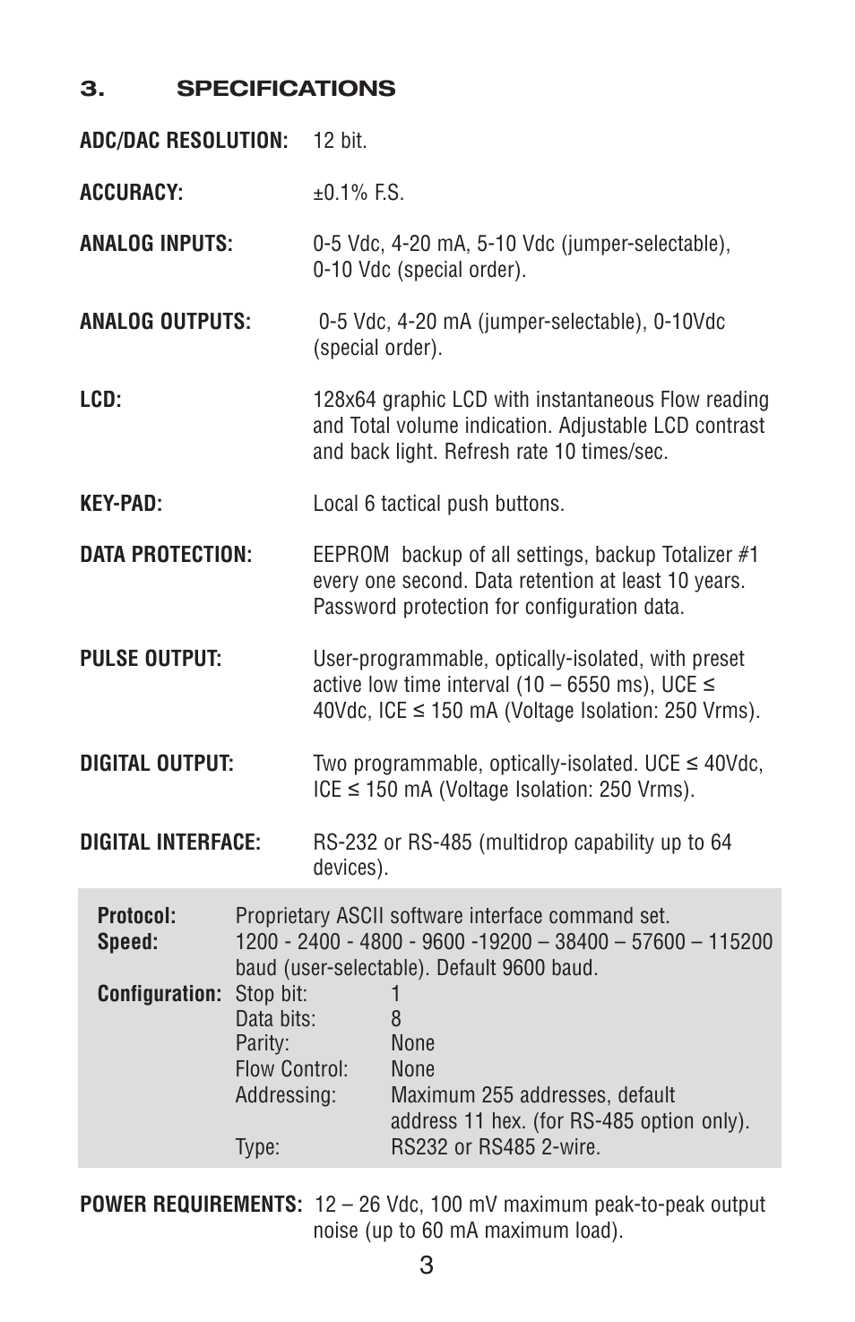 Aalborg TIO Totalizer I/O Flow Monitor/Controller User Manual | Page 7 / 98