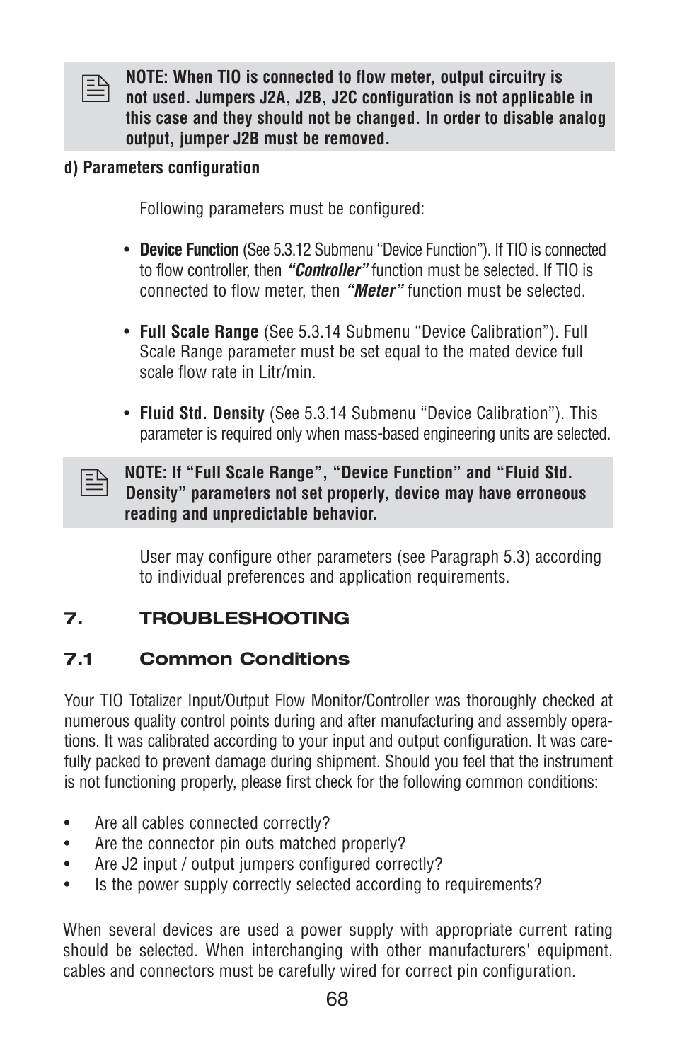 Aalborg TIO Totalizer I/O Flow Monitor/Controller User Manual | Page 71 / 98