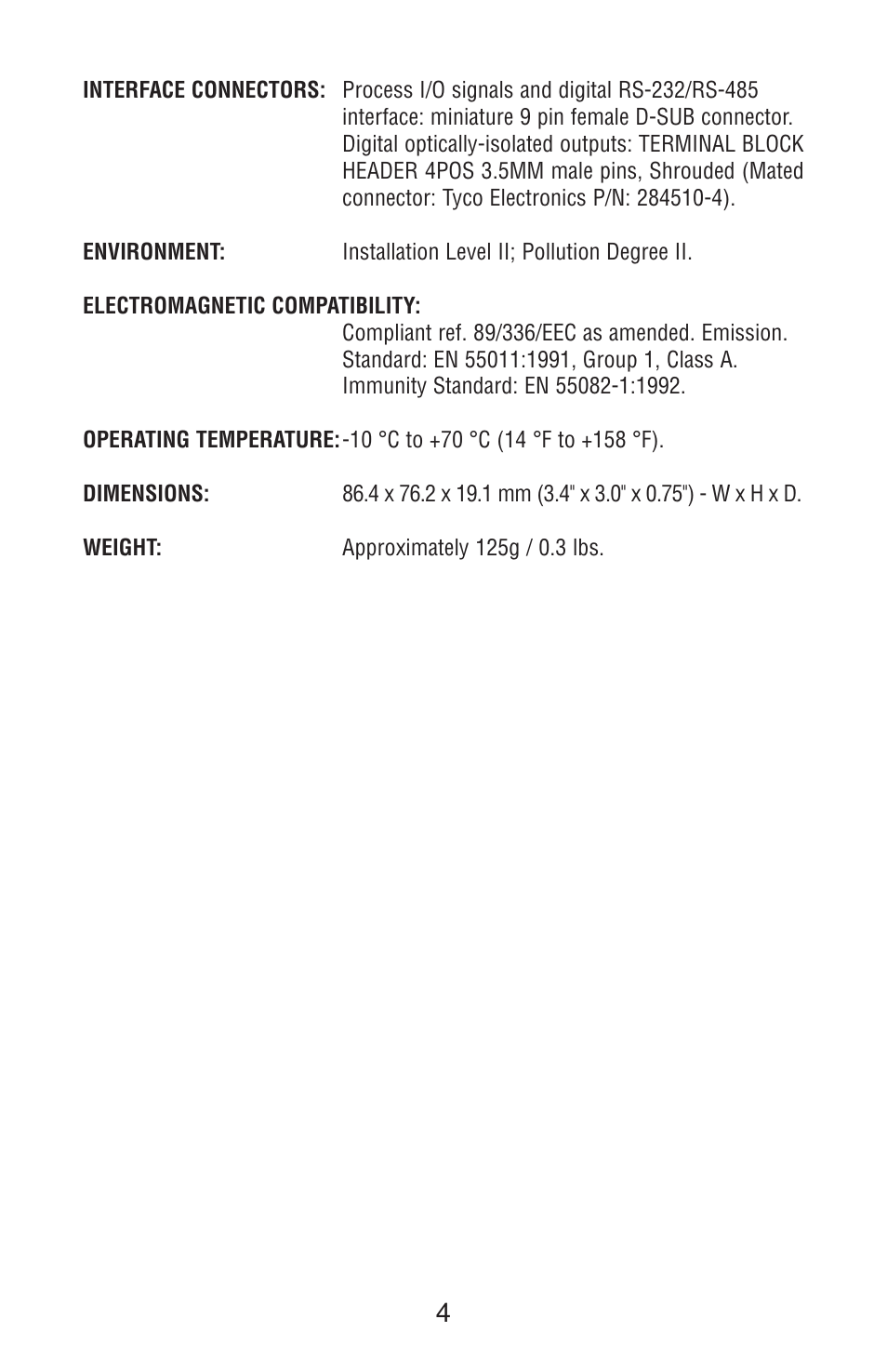 Aalborg TIO Totalizer I/O Flow Monitor/Controller User Manual | Page 8 / 98