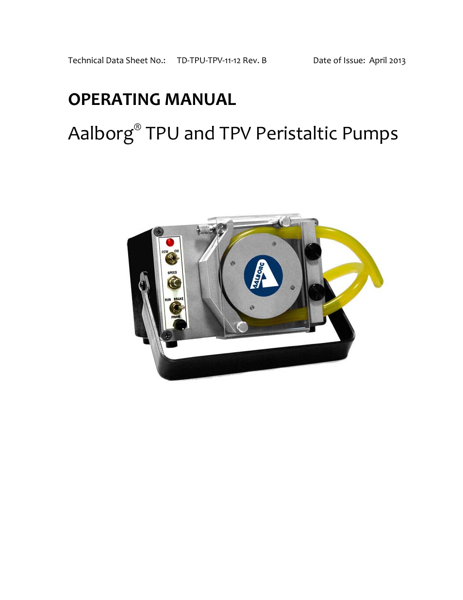 Aalborg TPV User Manual | 32 pages