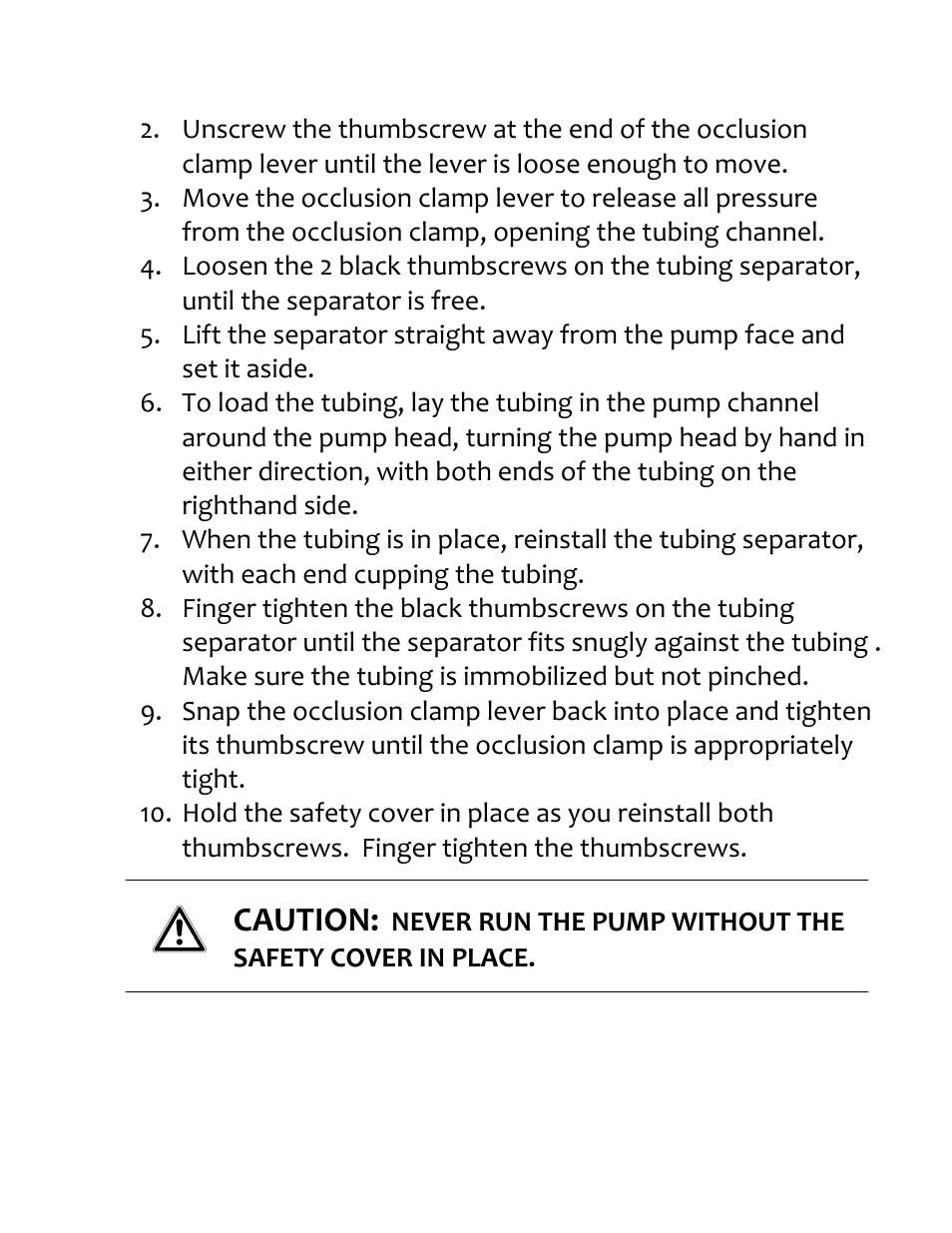 Caution | Aalborg TPV User Manual | Page 11 / 32