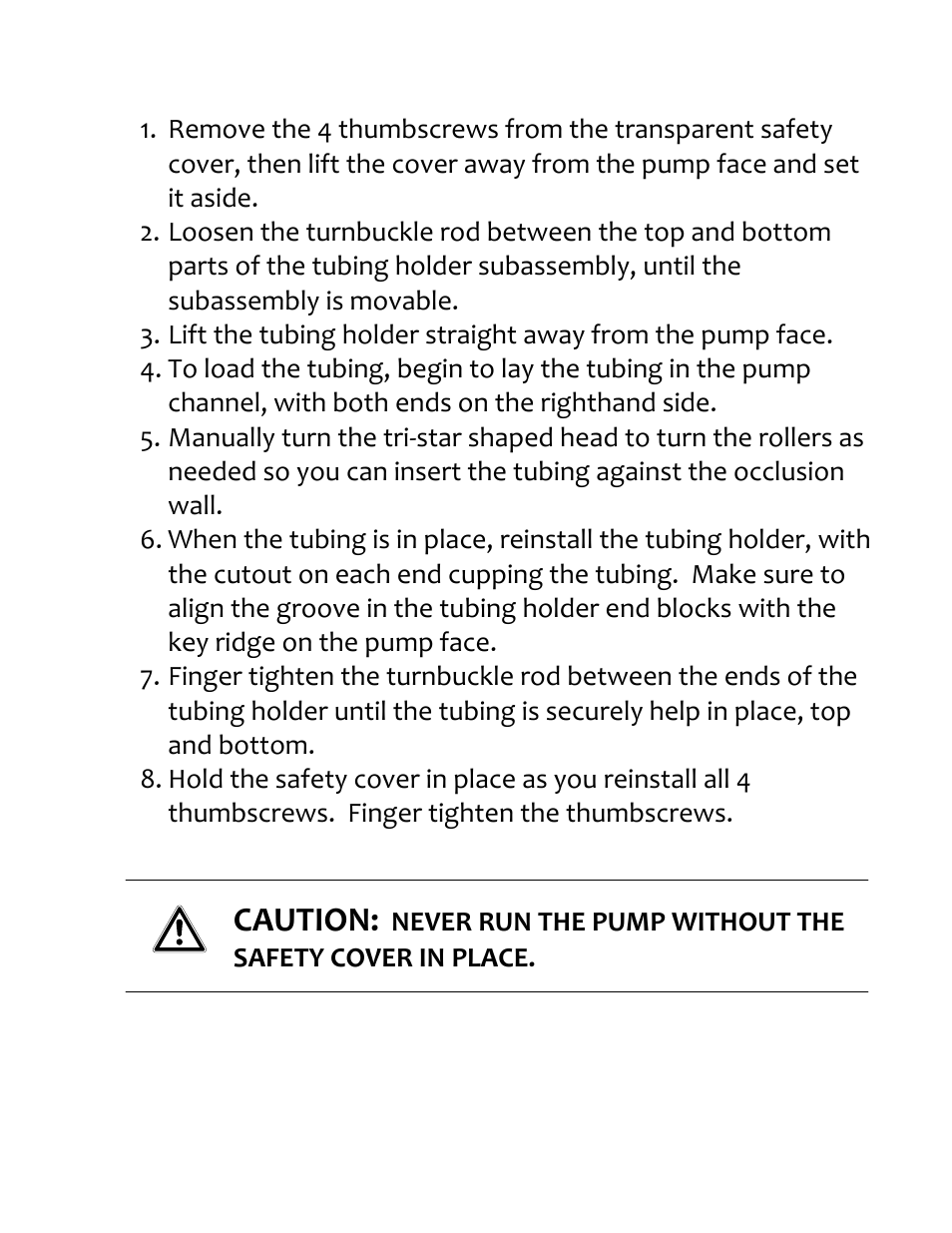 Caution | Aalborg TPV User Manual | Page 16 / 32