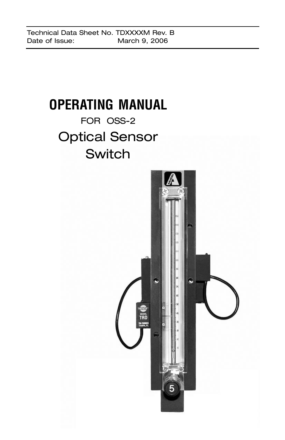 Aalborg OSS-2 Optical User Manual | 12 pages