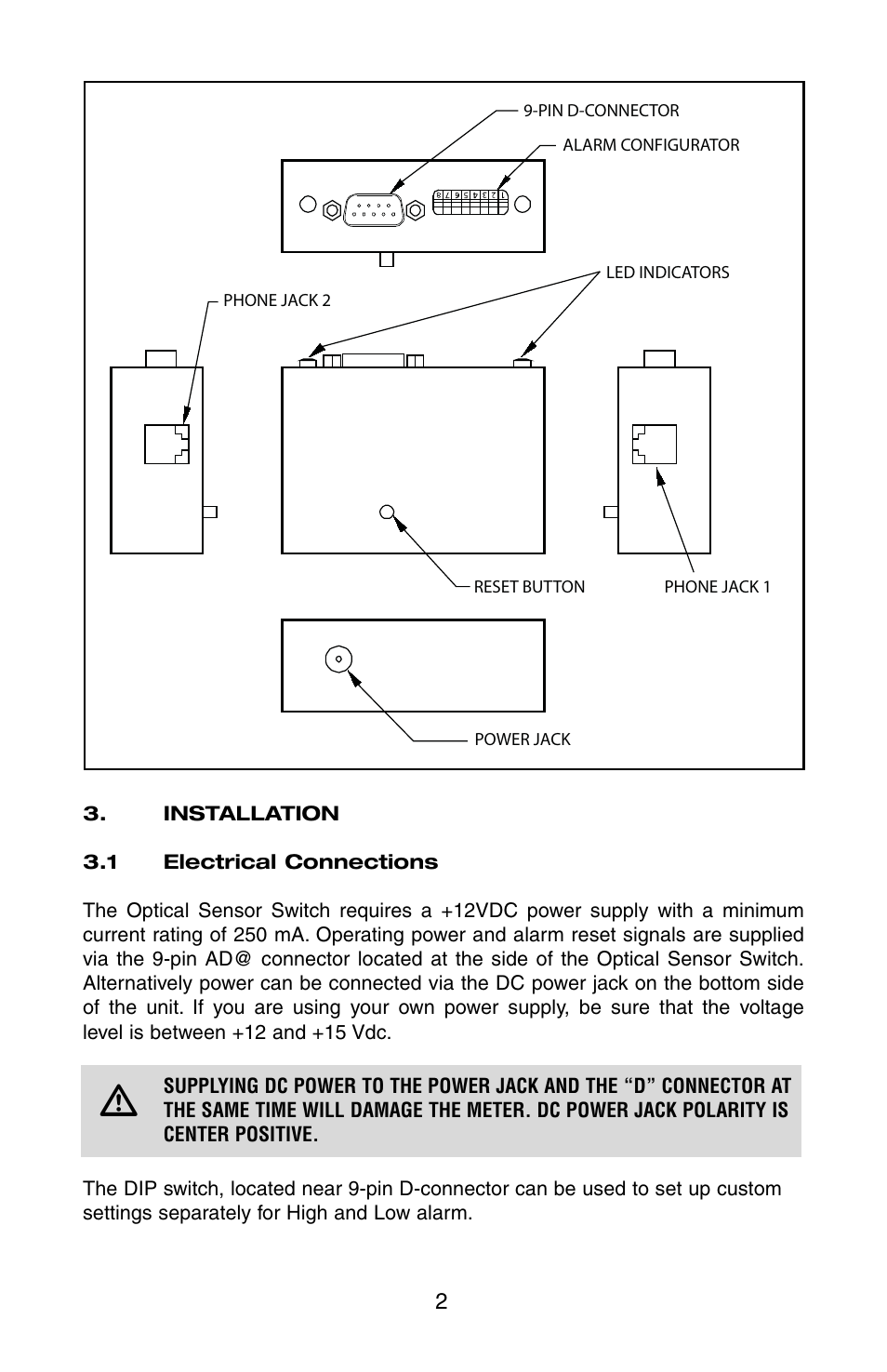 Aalborg OSS-2 Optical User Manual | Page 5 / 12