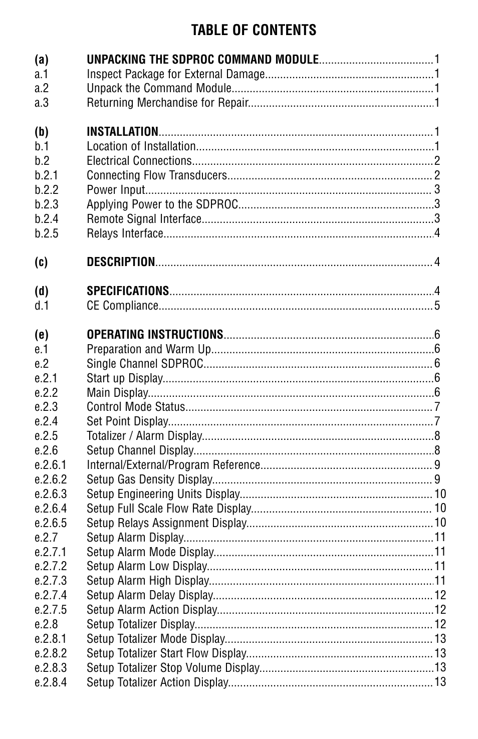 Aalborg SDPROCs User Manual | Page 3 / 55