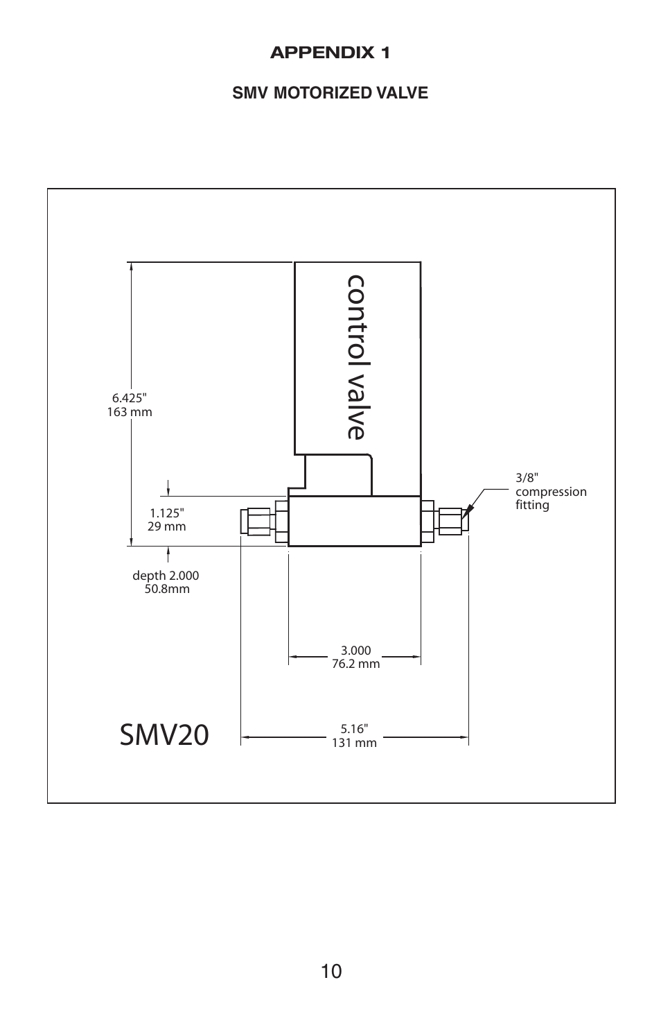 Smv20 co ntr ol v alv e | Aalborg SMV Series User Manual | Page 14 / 16