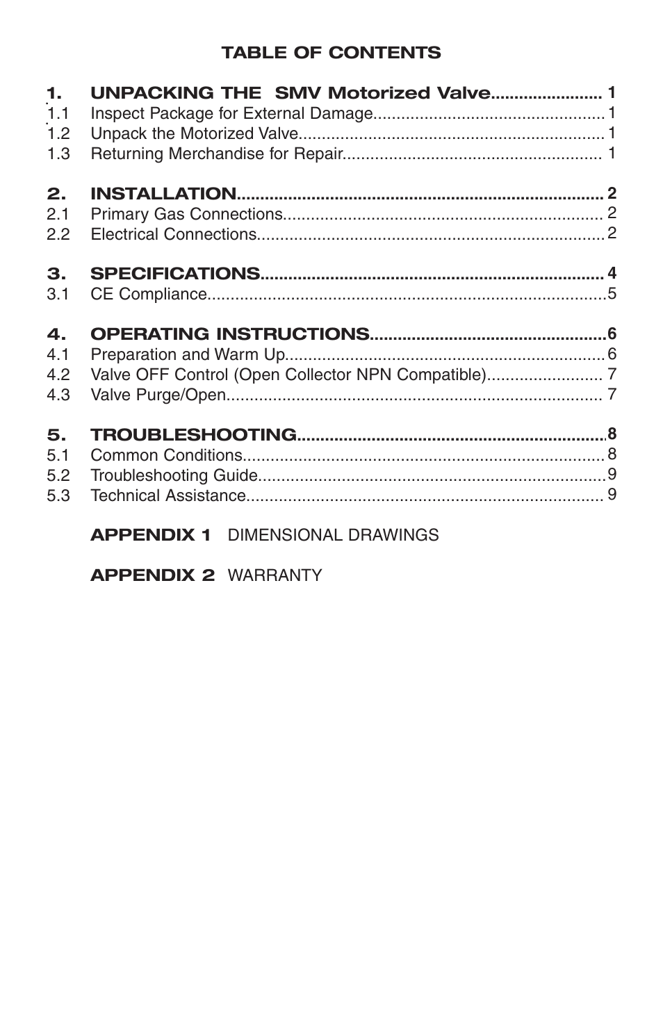 Aalborg SMV Series User Manual | Page 3 / 16