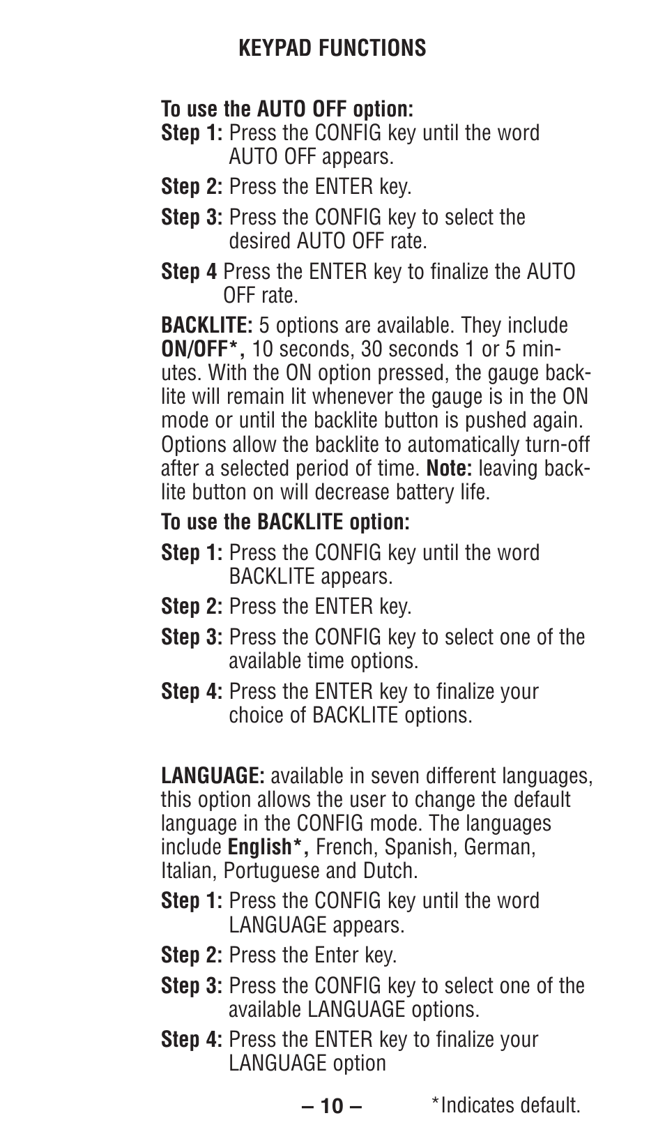 Ashcroft 2084 Precision Digital Test Gauges User Manual | Page 10 / 20
