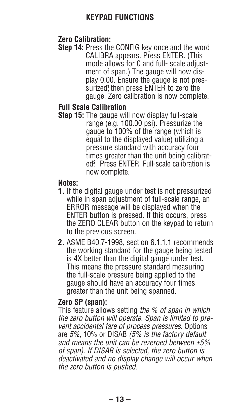 Ashcroft 2084 Precision Digital Test Gauges User Manual | Page 13 / 20