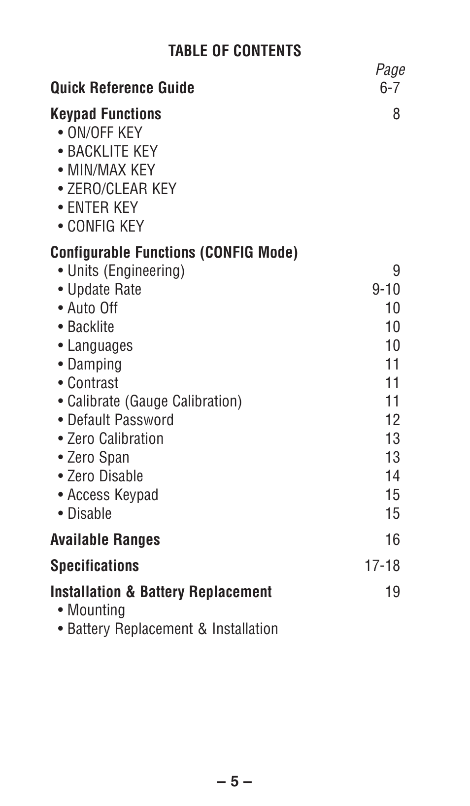 Ashcroft 2084 Precision Digital Test Gauges User Manual | Page 5 / 20