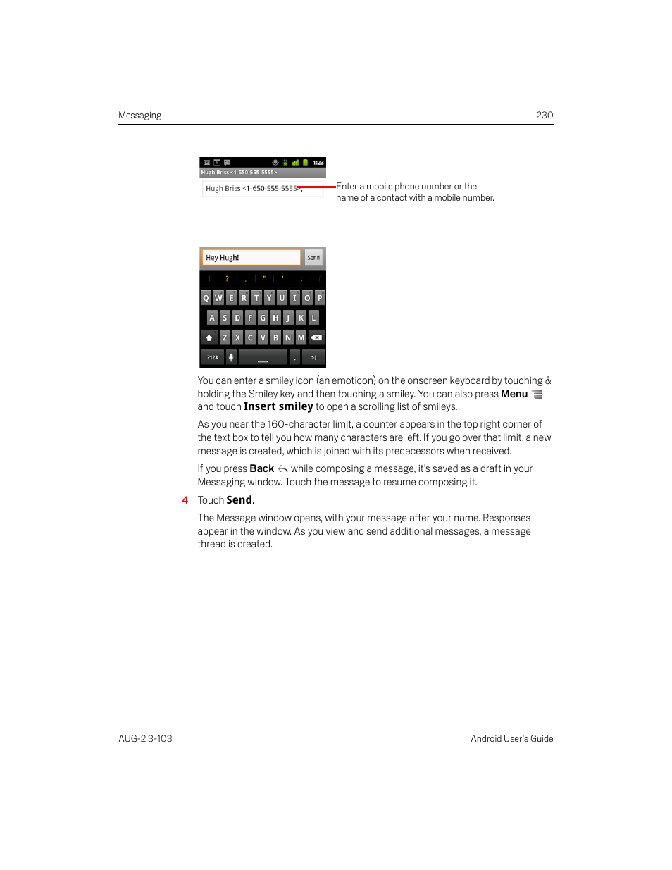 Samsung Android 2.3 User Manual | Page 230 / 380