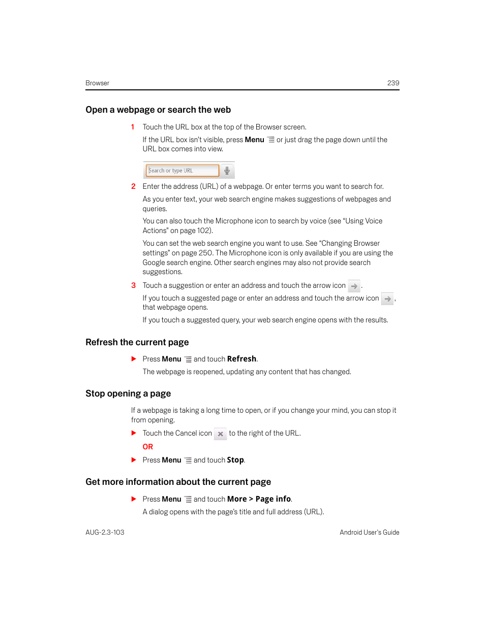 Samsung Android 2.3 User Manual | Page 239 / 380