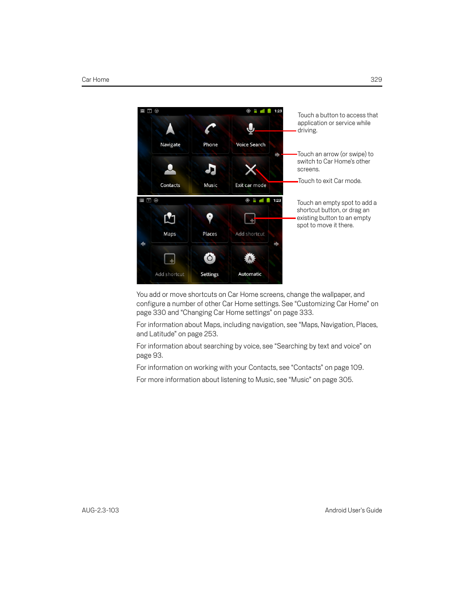 Samsung Android 2.3 User Manual | Page 329 / 380