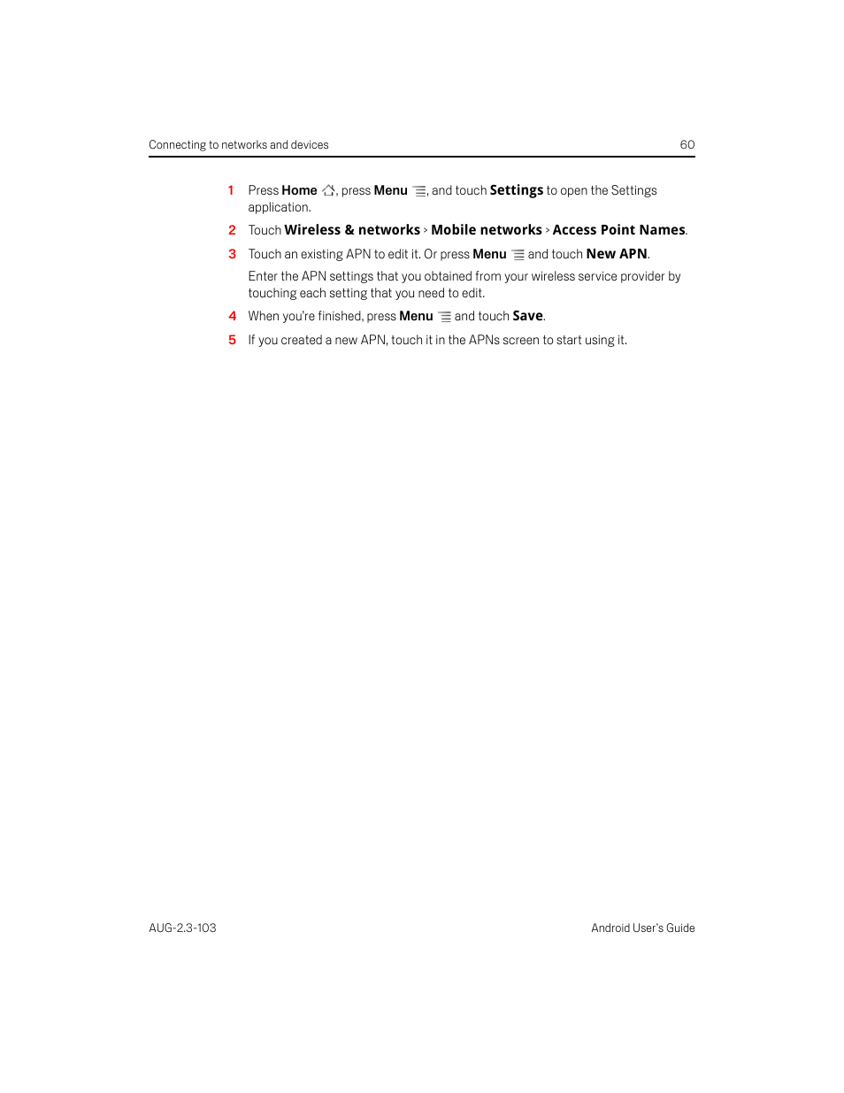 Samsung Android 2.3 User Manual | Page 60 / 380