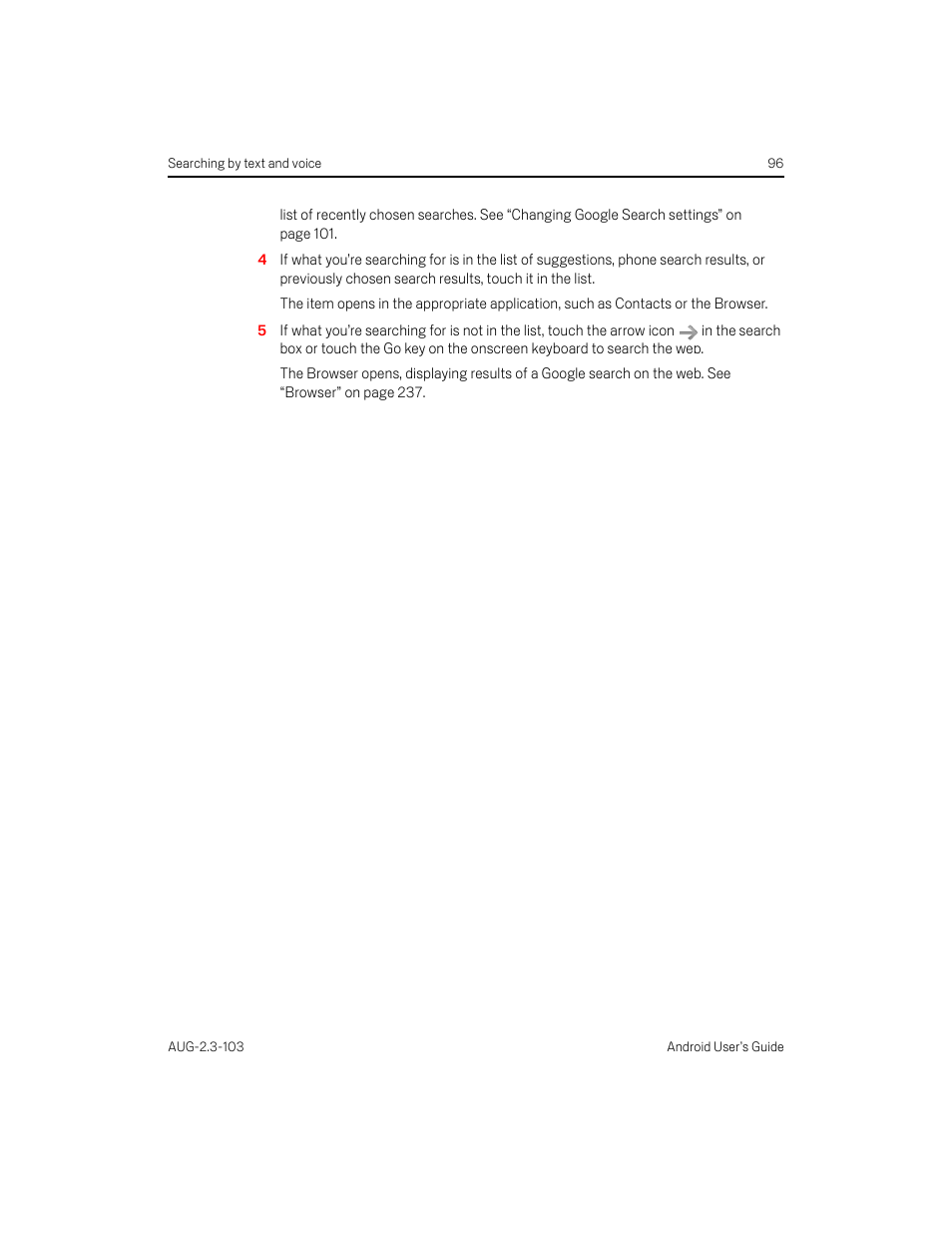 Samsung Android 2.3 User Manual | Page 96 / 380