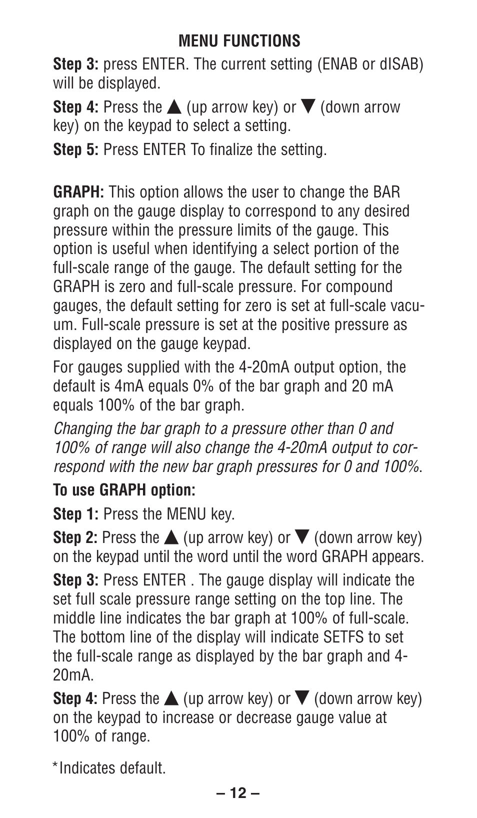 Ashcroft 2236 - Digital Sanitary Pressure Gauge User Manual | Page 12 / 32