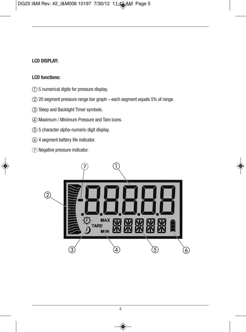 Ashcroft DG25 General Purpose Digital Gauge User Manual | Page 5 / 16