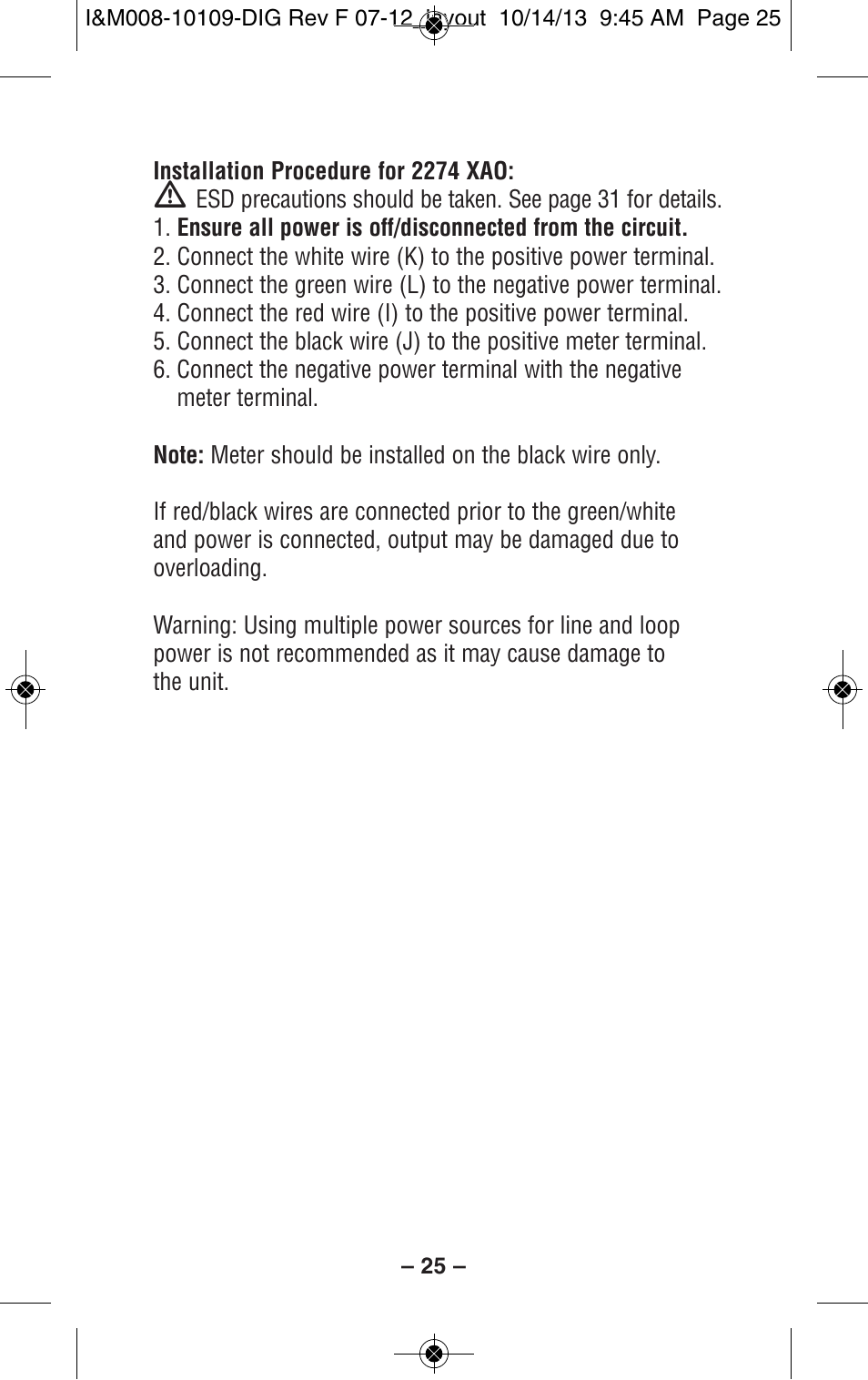 Ashcroft 2274 Digital Industrial Gauge User Manual | Page 25 / 32