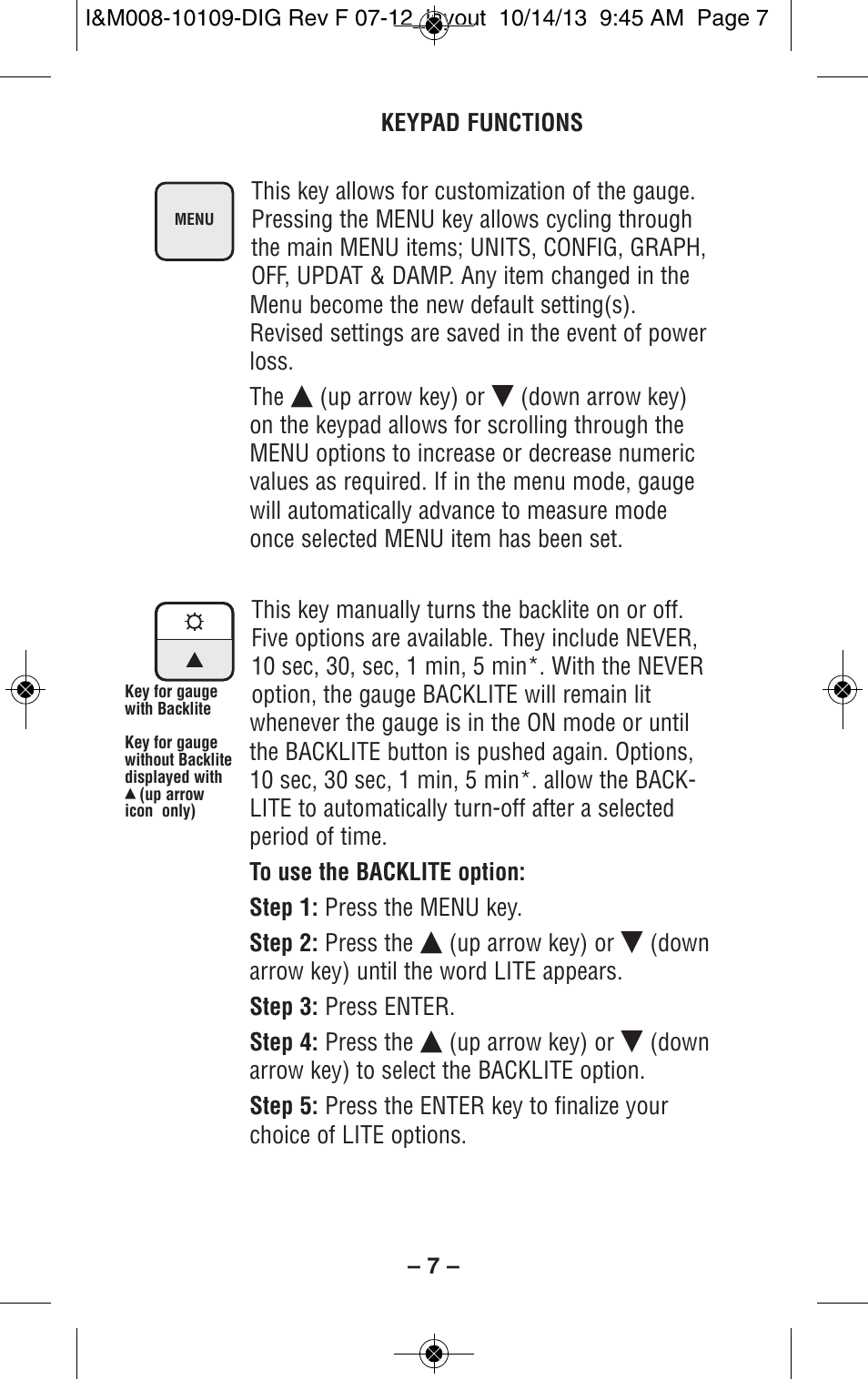 Ashcroft 2274 Digital Industrial Gauge User Manual | Page 7 / 32