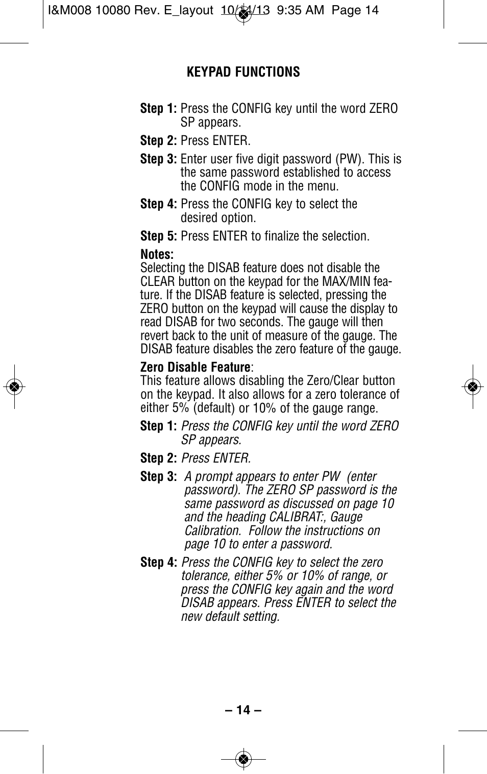 Ashcroft 2089 Precision Digital Test Gauge User Manual | Page 14 / 20