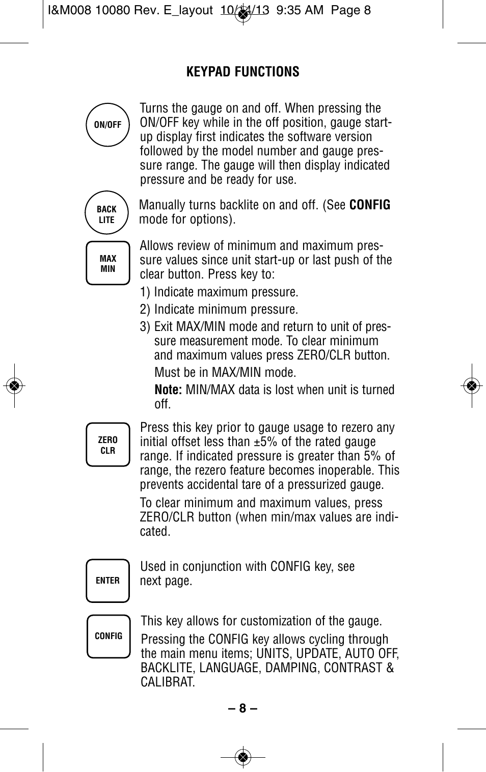 Ashcroft 2089 Precision Digital Test Gauge User Manual | Page 8 / 20