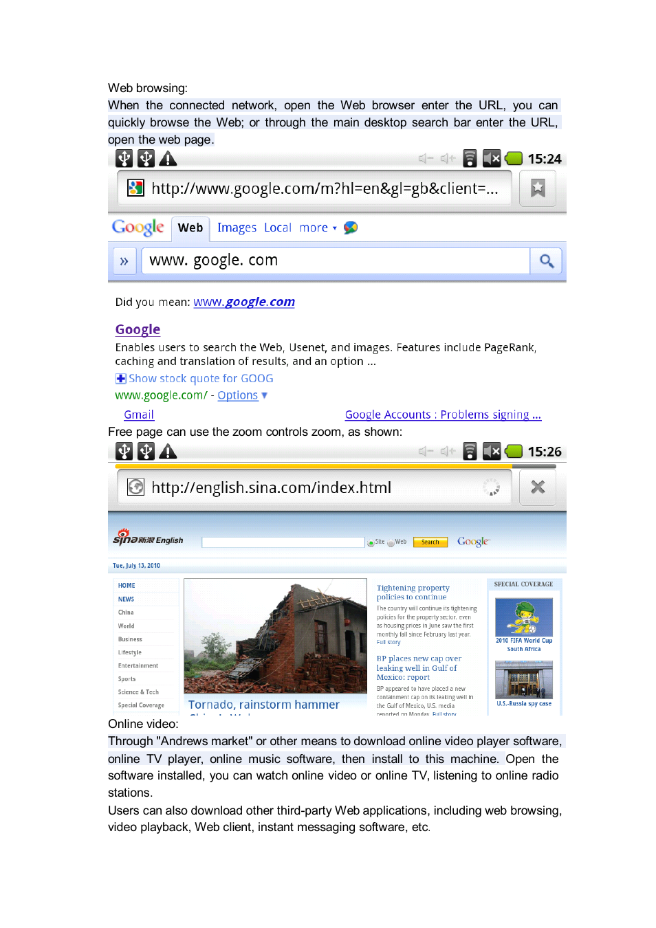 Android MID M701 User Manual | Page 16 / 32