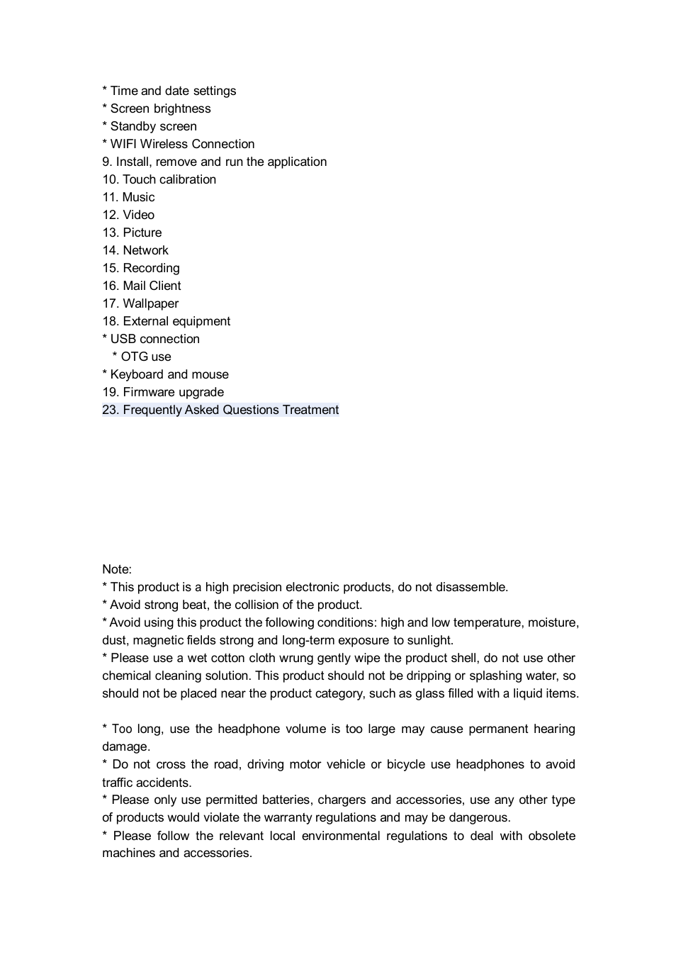 Android MID M701 User Manual | Page 2 / 32