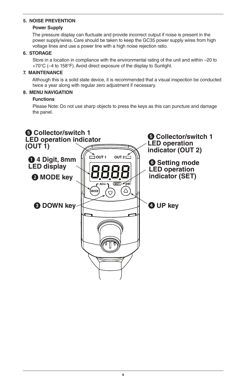 Ashcroft GC35 - Pressure Sensor User Manual | Page 9 / 20
